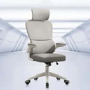 Cadeira Escritório Ergonômica Python Fly Cor Cinza Com Supor - Imagem 6