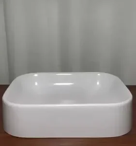 Cuba Pia De Apoio Sobrepor 37x27cm Branca Para Banheiro Lavabo Armário Gabinete Suspenso Luce - SOS Acabamentos by Orcia - Imagem 15