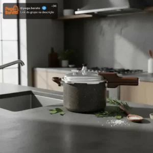 Panela De Pressão Fechamento Externo Presscook Grafito 4,2l - Mimo Style - Imagem 1