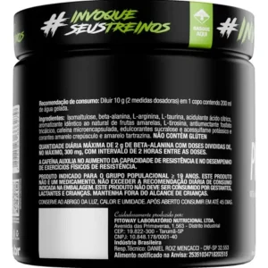 Pré Treino Pre Workout DIABO VERDE Pote 150g Sabor Frutas Amarelas FTW - Imagem 5