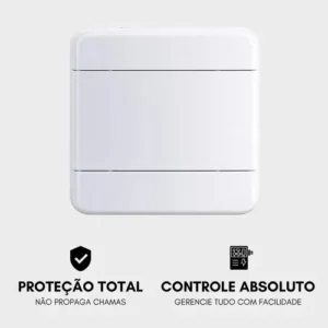 Quadro de Distribuição 4 disjuntor DIN elétrica sobrepor Forceline Branco - Imagem 5