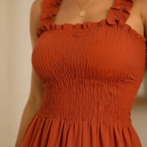 Vestido Longo Feminino Casual Moda Evangelica Duna Elegante - Imagem 4