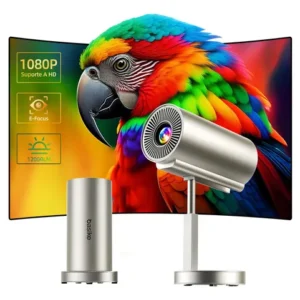 Projetor Basike Inteligente Telescópico com Wi-Fi e Bluetooth, Full HD 4K para Cinema e Jogos - Imagem 11