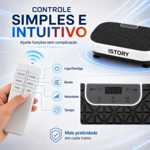 Plataforma Vibratória 199 Níveis Controle Remoto Bluetooth - Imagem 5