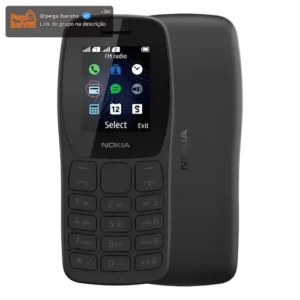 Nokia 106 4g Dual Sim Preto - Imagem 1