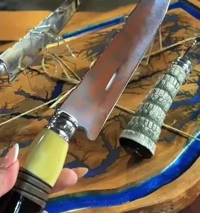 Faca Artesanal Churrasco Personalizada Com Nome E Logo 7 - Imagem 3