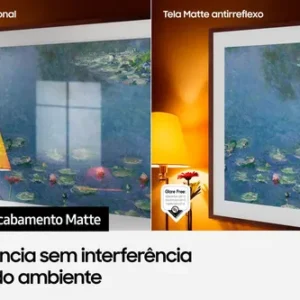 Smart Tv 32'' Qled The Frame QN32LS03CBGXZD Preto Samsung - Imagem 6
