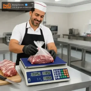 Balança Comercial Digital 40kg Alta Precisão Bateria Precisa - Imagem 1