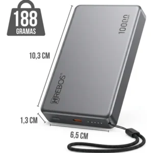Power Bank Magnético 10000mah Para Magsafe Iphone 15 16 17 - Imagem 6