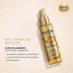 Óleo Capilar Milagroso Nutrição Brilho e Proteção Pro-v Miracles 95ml Pantene - Imagem 7
