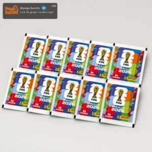 Kit 10 envelopes Copa 2026 Panini Oficial 70 Figurinhas - Imagem 1
