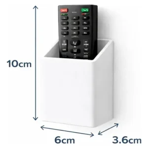 Kit 3x Suporte Porta Controle Universal Parede Cor Branco - Imagem 4