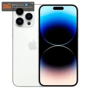 Apple Iphone 14 Pro 256gb Branco Top Garantia Nf Oferta (Novo com caixa aberta) - Imagem 1