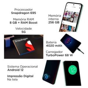 Motorola Edge 30 Neo 5G 256GB Very Peri 8GB RAM - Imagem 7