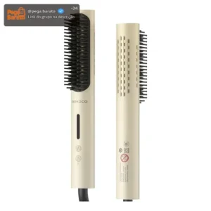 Escova Modeladora De Cabelo Gd049 Gokoco Com Ar Frio - Imagem 1