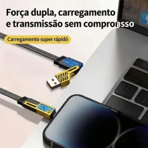Cabo Usb-c 65w Super 4 Em 1 Rápido Para Iphone E Android - Imagem 6