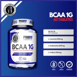 Kit Anabolic Mass C/ Whey 28500 + Bcaa 1g Profit Aminoácidos - Imagem 7