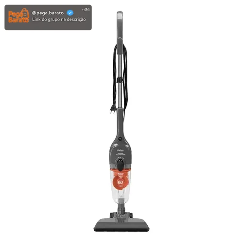 Aspirador De Pó Vertical 2 Em 1 1400w Philco Pas1550c Cor Cinza