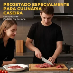 Conjunto De Facas Profissional Cozinha Premium Inox 5 Peças - Imagem 10