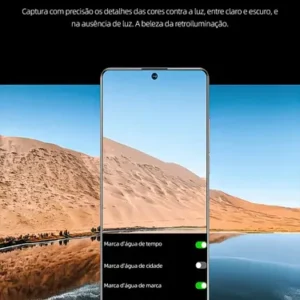 Smartphone Bobarry Tela Gigante 6.78 Polegadas Dual Sim Dual Standby Android 15 Processador Dimensity 7200 Câmera Dupla 18mp+52mp Bateria 5000mah 16gb Ram+512gb Rom Azul - Imagem 4