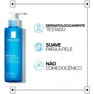 Gel De Limpeza Facial Effaclar Concentrado 300g La Roche Posay - Imagem 6