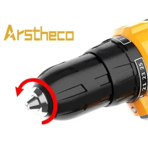 Parafusadeira Furadeira Sem Fio 25n 3/8 12v 10mm Bivolt Bateria Arstheco - Imagem 5