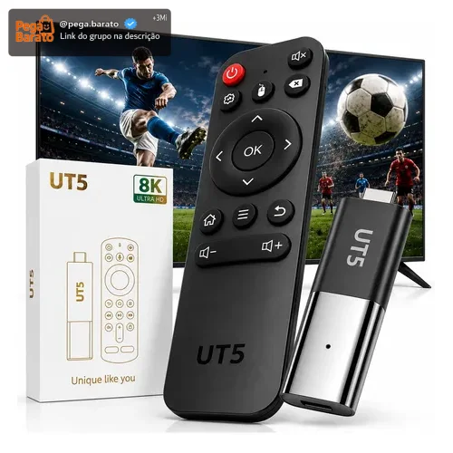 Smart Tv Box Stick 4k Android Tv C/play Store Baixa Apps
