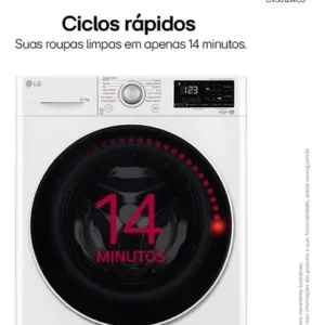 Lava E Seca Smart LG Vc5 12kg Branca Com Inteligência Cor Branco - Imagem 2