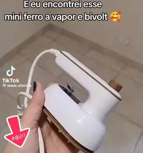 Mini Ferro De Passar Roupa A Vapor Para Viagem Bivolt - Imagem 15