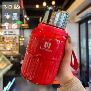 Garrafa Térmica 600ml Aço Inox Quente E Frio Viagem Academia - Imagem 5