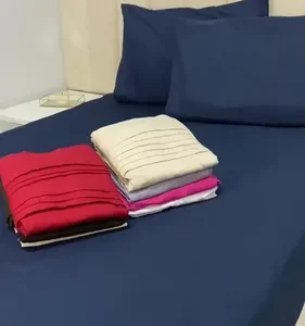 Kit Jogo Lençol Casal Elástico E Fronhas 3pçs 400 Fios Hotel - Imagem 3