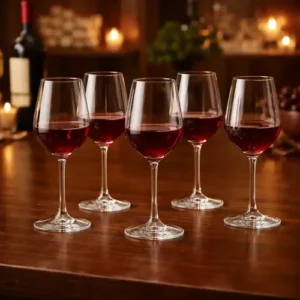 Jogo 6 Taças Vinho Tinto 450ml Cristal Titanium Gastro - Imagem 6