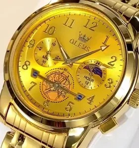 Olevs Relógio Masculino Aços Inoxidáveis Original 2900 - Imagem 2