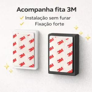 Kit 3x Suporte Porta Controle Universal Parede Cor Branco - Imagem 5