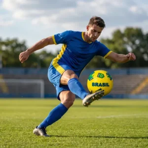 Bola De Futebol Infantil E Adulto Número 5 Brasil Seleção - Imagem 8