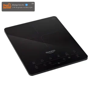 Cooktop de Indução Dako 1 Zona Portátil com 10 Níveis de Potência e 2000 W 220 V - Imagem 1