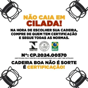 Kit 8 Cadeiras De Jantar Allegra La Mobilia Estrutura da cadeira Preto - Imagem 3