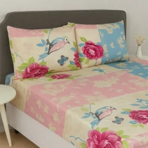 Jogo Lençol Casal 3 Peças Elástico Cama Box Percal 400 Fios - Imagem 5