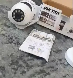 Kit 2 Câmeras Lampada De Segurança Ip Wifi Com Visão Noturna Interna Externa App Yoosee Espiã 360º Cor Branco - Imagem 2