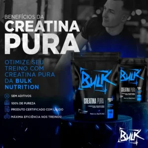 Creatina 1kg Monohidratada 100% Pura Bulk Nutrition - Imagem 10