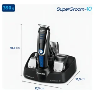 Aparador De Pelos Super Groom 10 Mondial 6W Bivolt BG-03 - Imagem 8