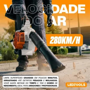 Soprador A Gasolina De Folhas Profissional 2t 25cc 7500rpm - Imagem 5
