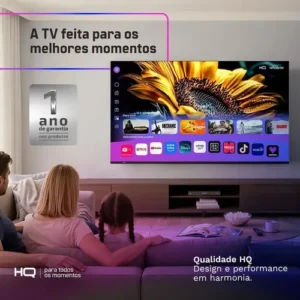 Televisão Smart Tv Hq 65 Qled, 4k Uhd, Dolby Audio, Wi-fi, Bluetooth, 3 Hdmi, 2 Usb, Hdr, Smart Tv, Led Bivolt - Imagem 6