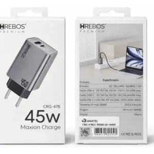 Fonte Carregador 45w Turbo Tipo C Para Iphone Samsung - Imagem 9