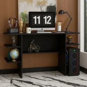 Escrivaninha Mesa Para Computador Gamer Cor Preto - Imagem 3