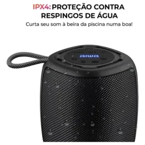 Caixa de Som Speaker AIWA AWS-SP-03-B Bluetooth IPX4 RGB Cor Preto - Imagem 5