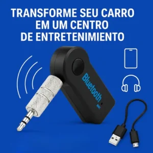 Receptor Adaptador Bluetooth Usb P2 Audio Stereo Musica Som - Imagem 4
