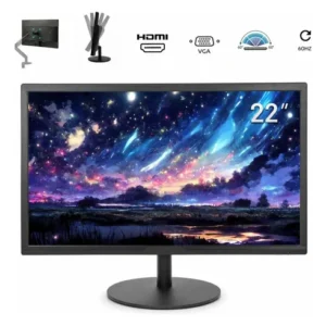 Monitor 22 Full Hd 1920*1080 Vesa 75mm 16:9 Hdmi Vga 5ms - Imagem 1