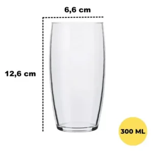 Jogo Kit Copo Vidro Oca 300ml Com 6 Peças Nadir - Agua Suco - Imagem 2