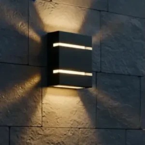 Kit 10 Luminária Arandela Parede Muro 2 Facho 2 Friso Bivolt - Imagem 11